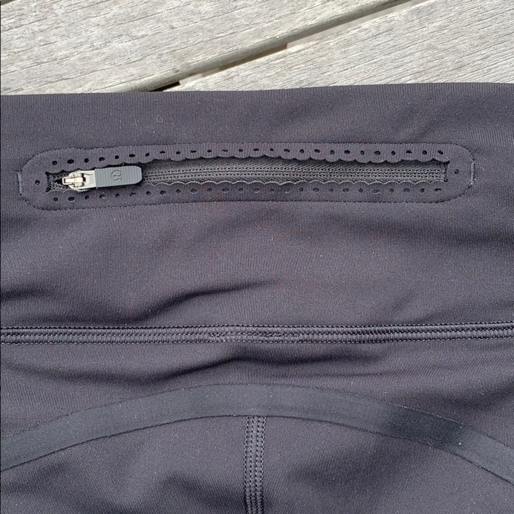 LULULEMON Running Capri w/ mesh & zipper - 4 - Picture 6 of 7